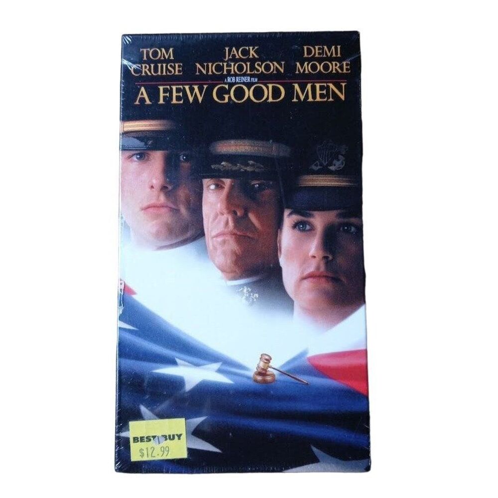 A Few Good Men VHS 1992 Movie R Tom Cruise New Sealed Watermark Columbia TriStar